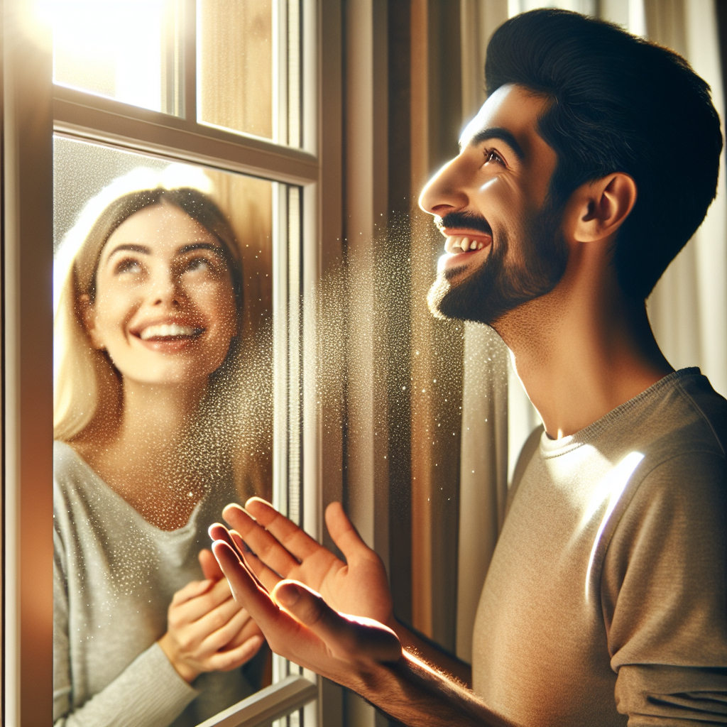 Satisfied customers with professional window installation