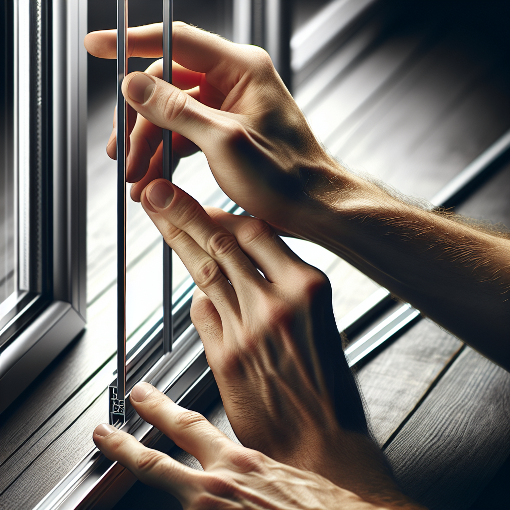 Commercial storefront window installation