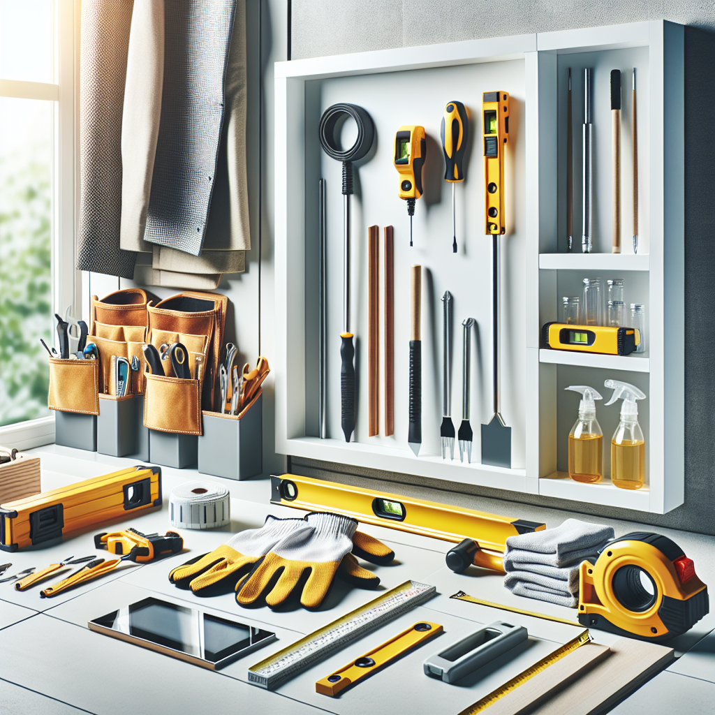 Professional window service tools and equipment